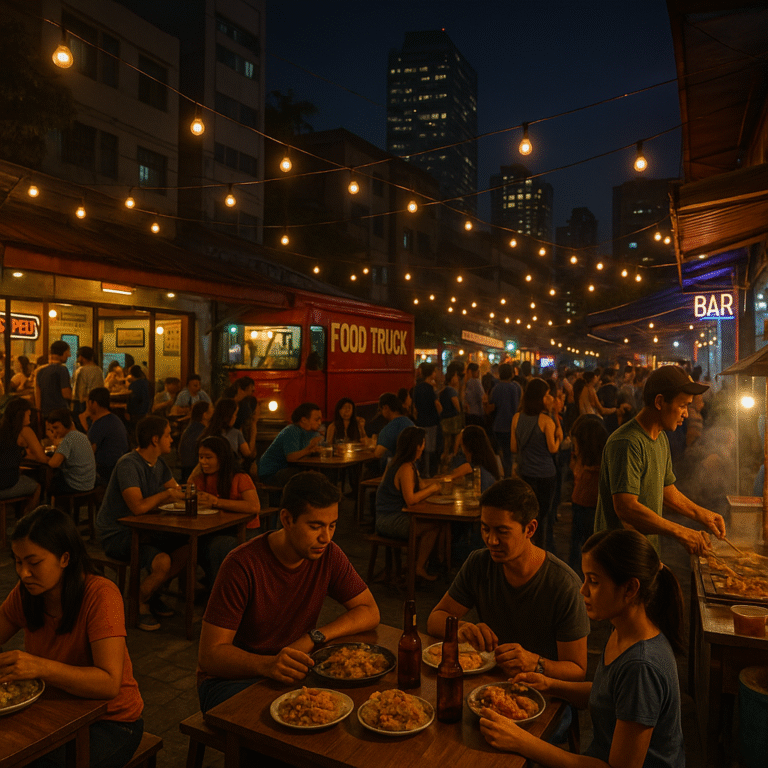 Filipino City Nightlife Through Its Dining Spots