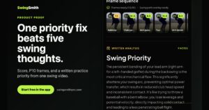 SwingSmith Launches AI Golf Swing Analyzer App for iOS and Android Golfers